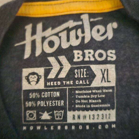 Howler Brothers Logo Pocket T-Shirt (XL) (Lightly Worn/VG Condition) - Picture 4 of 4